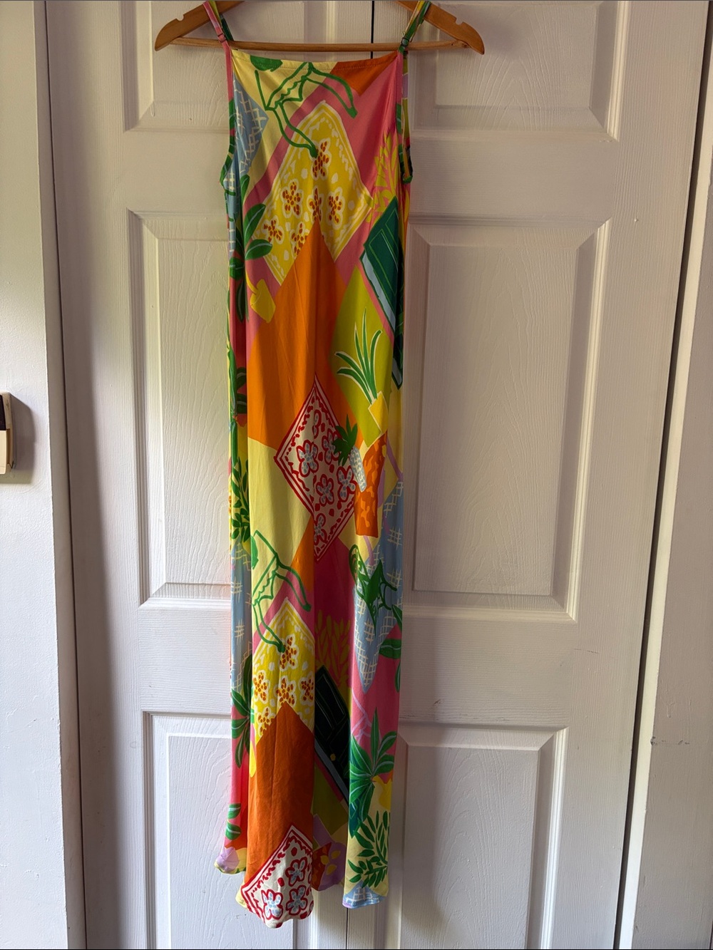 FRNCH Vibrant Multicolor Printed Maxi Dress